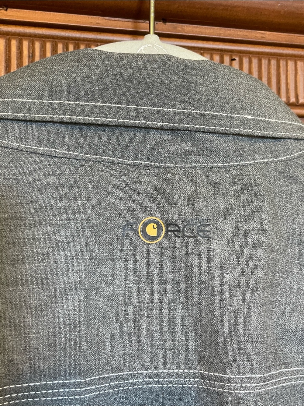 Carhartt Men’s Flame-Resistant Force Lightweight Long Sleeve Shirt — 2XL - Picture 12 of 13